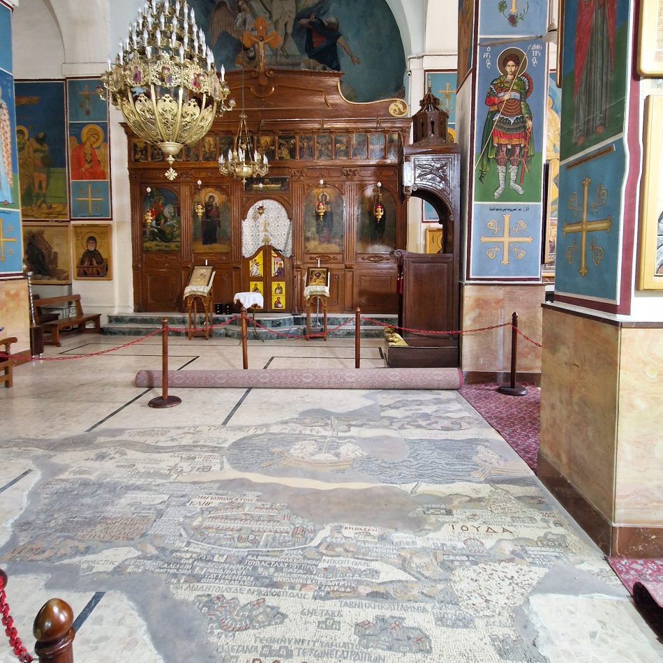 madaba city mosaics jordan 950x950